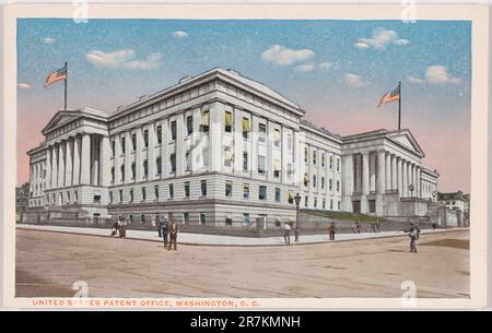 Office des brevets des États-Unis, Washington, D. C. c. 1915-1930 Banque D'Images