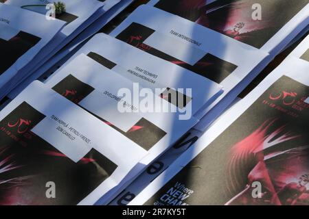 Pergine Valsugana, Italie. 16th juin 2023. 2023 Giro Next Gen - UCI U-23 European Tour Road Cyclisme 2023; Equipes overview formulaires crédit: Action plus Sports/Alamy Live News Banque D'Images