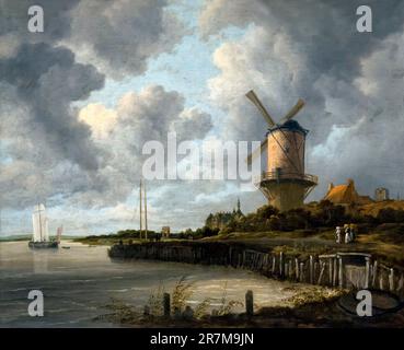 Moulin à Wijk bij Duurstede, Jacob Isaacksz van Ruisdael, vers 1668-1670, Rijksmuseum, Amsterdam, pays-Bas, Europe, Banque D'Images