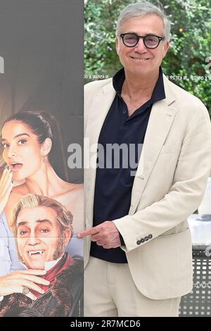 Rome, Italie. 16th juin 2023. Massimo Ghini assiste au photocall du film 'un matrimonio mostruoso' au Meridien Visconti Palace Hotel. Crédit : SOPA Images Limited/Alamy Live News Banque D'Images