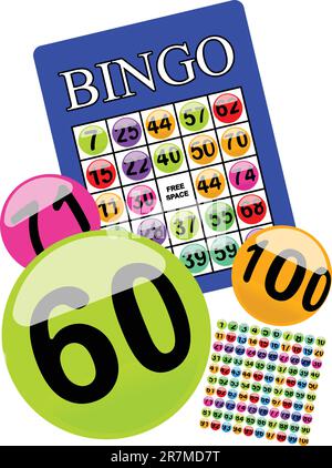 Carte de bingo Illustration de Vecteur