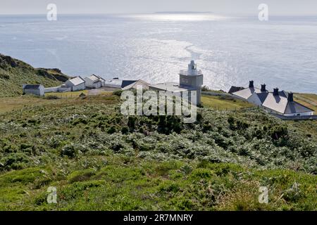 Phare de Bull point, North Devon, Angleterre Banque D'Images