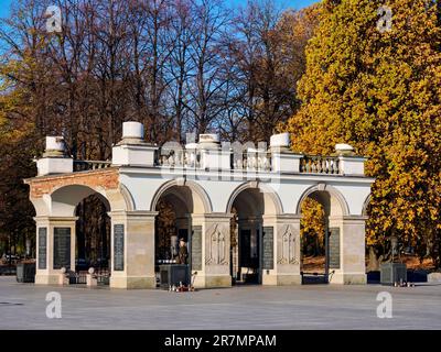 Tombe du Soldat inconnu, Varsovie, Voïvodeship de Masovie, Pologne Banque D'Images