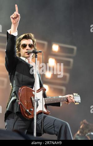 Londres, Royaume-Uni. 16th juin 2023. Arctic Monkeys joue en direct au stade Emirates. Cristina Massei/Alamy Live News Banque D'Images