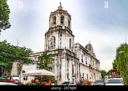 Architecture coloniale espagnole et le temps passé vitraux clocher historique.vue extérieure de la cathédrale, construite au XVIe siècle, Banque D'Images