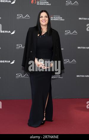 Checy, France. 16th juin 2023. Gisella Marengo assiste à l'inauguration du tapis rouge lors du Festival de télévision de Monte Carlo 62nd sur 16 juin 2023 à Monte-Carlo, Monaco. Photo de David Niviere/ABACAPRESS.COM crédit: Abaca Press/Alay Live News Banque D'Images