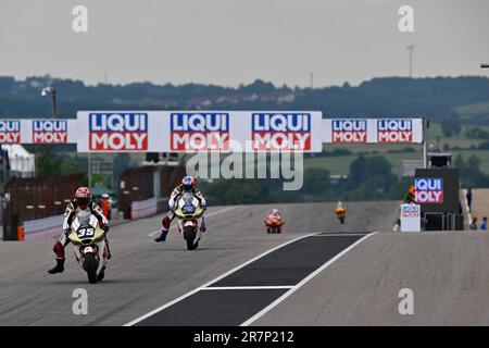 Hohenstein Ernstthal, Allemagne. 16th juin 2023. Pratique libre avant MotoGP Liqui Moly Motorrad Grand Prix Deutschland au circuit Sachsenring. 16 juin 2023 en photo: Moto2 Entemenientos libres previos al Gran Premio Liqui Moly Motorrad de MotoGP de Alemania en el Circuito de Sachsenring, 16 de Junio de 2023 POOL/ MotoGP.com/Cordon les images de presse seront à usage éditorial exclusif. Crédit obligatoire: © motogp.com crédit: CORMON PRESSE/Alay Live News Banque D'Images