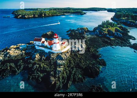 Antenne de l'île Campobello, Nouveau-Brunswick, Canada Banque D'Images