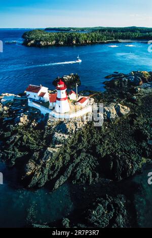 Antenne de l'île Campobello, Nouveau-Brunswick, Canada Banque D'Images