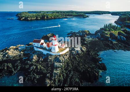 Antenne de l'île Campobello, Nouveau-Brunswick, Canada Banque D'Images