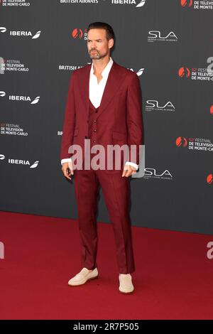 Monaco, Monaco. 17th juin 2023. Shane West assiste au tapis rouge d'ouverture lors du Festival de télévision de Monte Carlo 62nd sur 16 juin 2023 à Monte-Carlo, Monaco.Picture & copyright © Thierry CARPICO/ATP images (CARPICO Thierry/ATP/SPP) Credit: SPP Sport Press photo. /Alamy Live News Banque D'Images