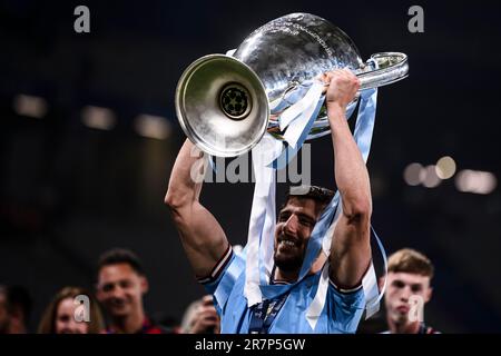 Istanbul, Turquie. 11 juin 2021. Lors de la cérémonie de remise des prix qui a suivi le match de football final de la Ligue des champions de l'UEFA entre le Manchester City FC et le FC Internazionale. Credit: Nicolò Campo/Alay Live News Banque D'Images