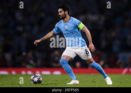 Istanbul, Turquie. 10 juin 2023. İlkay Gundogan du Manchester City FC en action lors du match de football final de la Ligue des champions de l'UEFA entre le Manchester City FC et le FC Internazionale. Credit: Nicolò Campo/Alay Live News Banque D'Images