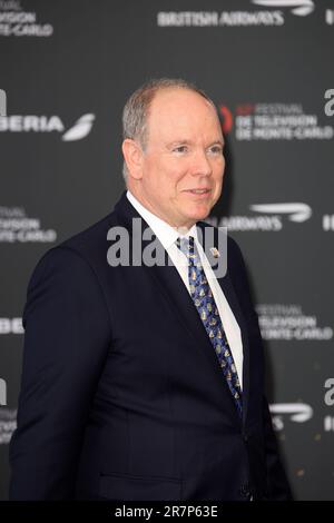 Monaco, Monaco. 17th juin 2023. Le Prince Albert II de Monaco, lors du Festival de télévision de Monte Carlo 62nd sur 16 juin 2023 à Monte-Carlo, Monaco.Picture & copyright © Thierry CARPICO/ATP images (CARPICO Thierry/ATP/SPP) Credit: SPP Sport Press photo. /Alamy Live News Banque D'Images