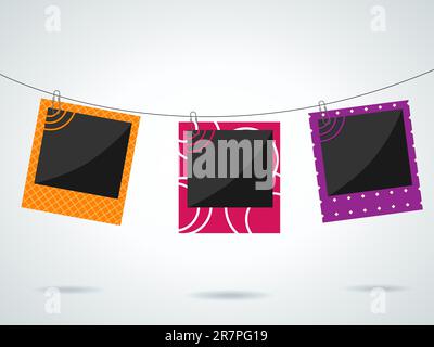 Cadres photo Vector Illustration de Vecteur