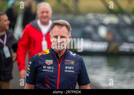 Christian Horner (GBR) - RedBull Racing Team principal en day2, vendredi, de LA FORMULE 1 PIRELLI GRAND PRIX DU CANADA 2023 - de 15th à 18th 2 juin Banque D'Images