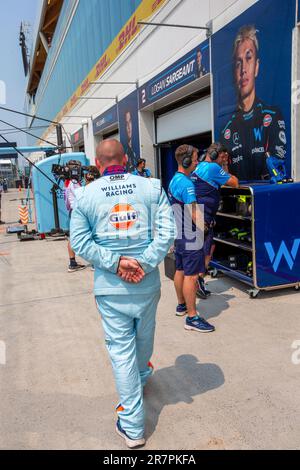 Williams Racing en day2, vendredi, de LA FORMULE 1 PIRELLI GRAND PRIX DU CANADA 2023 - du 15th au 18th juin 2023 à Montréal, Québec, Canada Banque D'Images