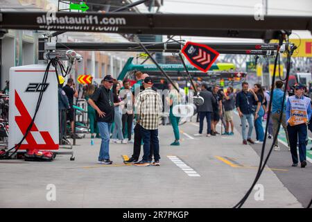 Haas F1 équipe en day2, vendredi, de LA FORMULE 1 PIRELLI GRAND PRIX DU CANADA 2023 - du 15th au 18th juin 2023 à Montréal, Québec, Canada Banque D'Images