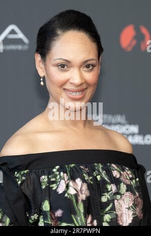 Checy, France. 17th juin 2023. Cynthia Addai-Robinson assiste au tapis rouge d'ouverture lors du Festival de télévision de Monte Carlo 62nd sur 16 juin 2023 à Monte-Carlo, Monaco. Photo de David Niviere/ABACAPRESS.COM crédit: Abaca Press/Alay Live News Banque D'Images