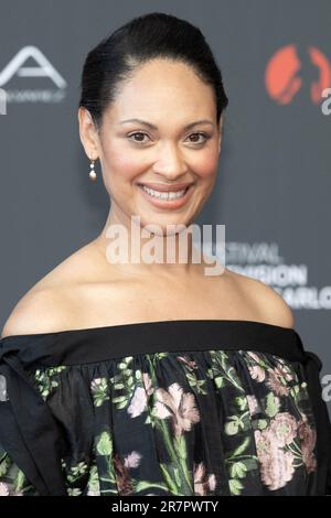 Checy, France. 17th juin 2023. Cynthia Addai-Robinson assiste au tapis rouge d'ouverture lors du Festival de télévision de Monte Carlo 62nd sur 16 juin 2023 à Monte-Carlo, Monaco. Photo de David Niviere/ABACAPRESS.COM crédit: Abaca Press/Alay Live News Banque D'Images