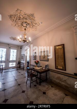 C'est l'intérieur de la maison et du musée à la Maison Talbot dans la ville belge de Poperinge connue pendant la première Guerre mondiale comme Pop. Banque D'Images