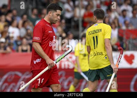 Anvers, Belgique. 17th juin 2023. Cedric Charlier de Belgique photographié lors d'un match de hockey entre l'équipe nationale belge Red Lions et l'Australie, match 5/12 dans la phase de groupe de la Ligue Pro FIH 2023, samedi 17 juin 2023 à Anvers. BELGA PHOTO DIRK WAEM crédit: Belga News Agency/Alay Live News Banque D'Images