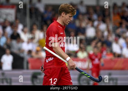 Anvers, Belgique. 17th juin 2023. Boccard Gauthier de Belgique photographié lors d'un match de hockey entre l'équipe nationale belge Red Lions et l'Australie, match 5/12 dans la phase de groupe de la Ligue Pro FIH 2023, samedi 17 juin 2023 à Anvers. BELGA PHOTO DIRK WAEM crédit: Belga News Agency/Alay Live News Banque D'Images