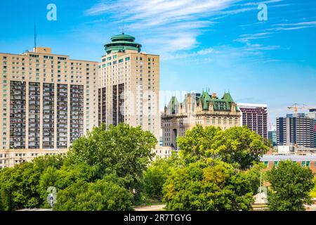 L'hôtel fort Garry au centre-ville de Winnipeg, Manitoba, Canada Banque D'Images