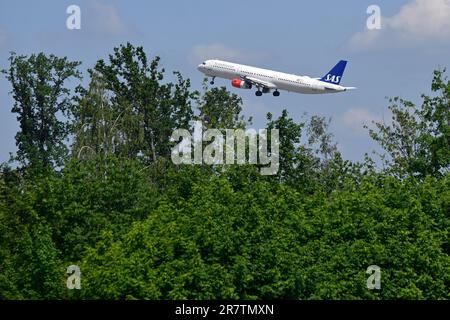 Aircraft SAS Scandinavian Airlines, Airbus A321-200, OY-KBK Banque D'Images