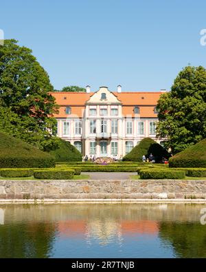 Département d'Art moderne, bâtiment du Musée national de Gdansk connu auparavant sous le nom de Palais Abbé dans le parc Oliwski, Gdansk, Pologne Banque D'Images