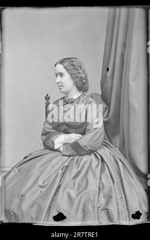 Clara Louise Kellogg c. 1860-1870 Banque D'Images