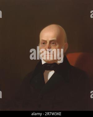 John Quincy Adams c. 1850, d'un original de 1844 Banque D'Images