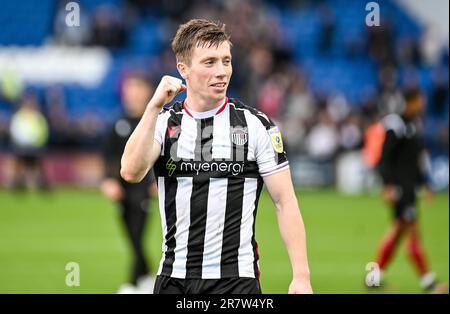 Harry Clifton lors du match de football Sky Bet EFL League 2 entre le Stockport County FC et le Grimsby Town FC au stade Edgeley Park, en Angleterre, en Ontario Banque D'Images