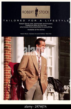 Publicité du numéro de mai 1991 du magazine vintage « Playboy », États-Unis Banque D'Images