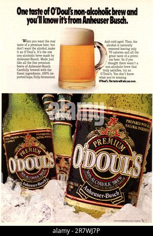 Publicité du numéro de mai 1991 du magazine vintage « Playboy », États-Unis Banque D'Images