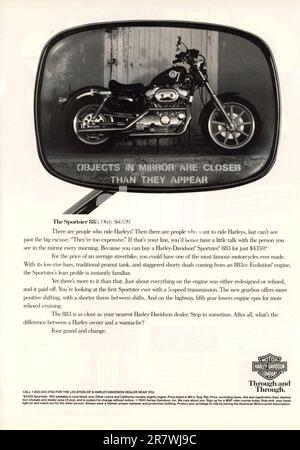 Publicité du numéro de mai 1991 du magazine vintage « Playboy », États-Unis Banque D'Images