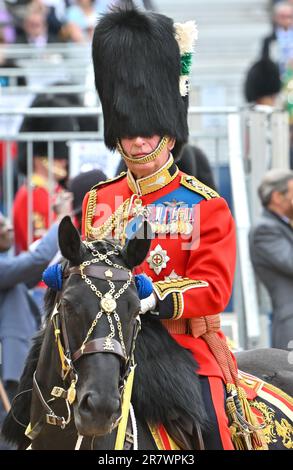 Londres, Royaume-Uni. 17th juin 2023. Londres, Royaume-Uni sur 17 juin 2023. HM King Charles III lors de la parade d'anniversaire du Roi, Trooping The Color à Horse Guards Parade, Londres, Royaume-Uni sur 17 juin 2023. Credit: Francis Knight/Alay Live News Banque D'Images