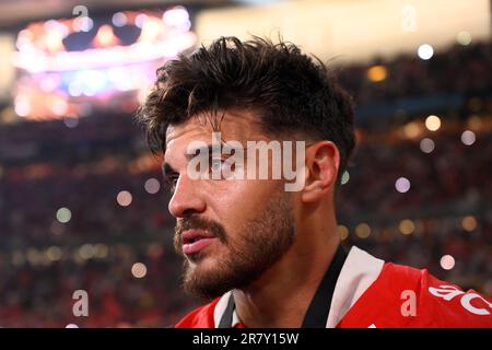 Saint Denis, France. 18th juin 2023. Julien Mattia/le Pictorium - Top 14 de la finale de rugby entre le Stade Toulousain et le Stade Rocelais - 18/6/2023 - France/Seine Saint Denis/Saint-Denis - Portrait de Romain N'Tamack lors de la finale Top 14 entre le Stade Toulousain et le Stade Rocelais au Stade de France à Paris le 17 juin 2023. Credit: LE PICTORIUM / Alamy Live News Banque D'Images