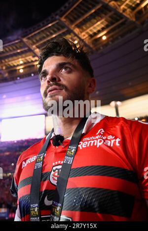 Saint Denis, France. 18th juin 2023. Julien Mattia/le Pictorium - Top 14 de la finale de rugby entre le Stade Toulousain et le Stade Rocelais - 18/6/2023 - France/Seine Saint Denis/Saint-Denis - Portrait de Romain N'Tamack lors de la finale Top 14 entre le Stade Toulousain et le Stade Rocelais au Stade de France à Paris le 17 juin 2023. Credit: LE PICTORIUM / Alamy Live News Banque D'Images