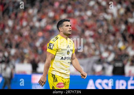 Saint Denis, France. 18th juin 2023. Brice Dulin lors du match de rugby Top14 entre le Stade Toulousain Rugby (Toulouse) et le Stade Rochelais (la Rochelle) au Stade de France à Saint-Denis, dans la banlieue nord de Paris, sur 17 juin 2023. Photo par Eliot Blondt/ABACAPRESS.COM crédit: Abaca Press/Alay Live News Banque D'Images