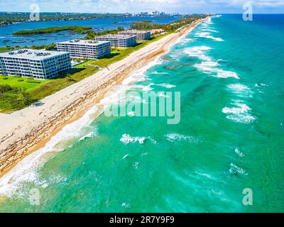 Phipps Ocean Park et ibis Isle, West Palm Beach, Floride, États-Unis Banque D'Images