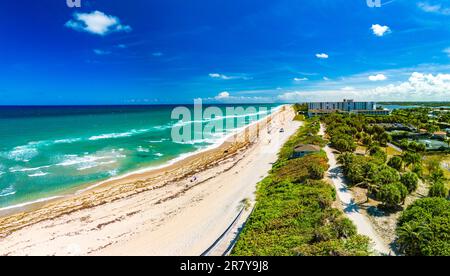 Phipps Ocean Park et ibis Isle, West Palm Beach, Floride, États-Unis Banque D'Images