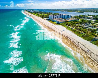 Phipps Ocean Park et ibis Isle, West Palm Beach, Floride, États-Unis Banque D'Images