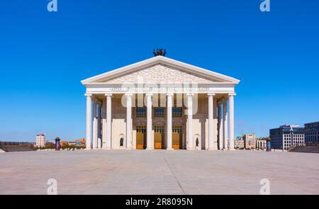 Astana, Kazakhstan - 3 avril 2023 : Opéra d'Astana - nouvel opéra et théâtre de ballet d'Astana (Nur-Sultan) Banque D'Images