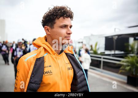 Montréal, Canada. 18th juin 2023. Lando Norris (GBR) McLaren. 18.06.2023. Championnat du monde Formula 1, route 9, Grand Prix canadien, Montréal, Canada, Jour de la course. Le crédit photo doit être lu : images XPB/Press Association. Crédit : XPB Images Ltd/Alamy Live News Banque D'Images