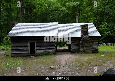 La ferme de balles d'Éphraïm, Gatlinburg, Tennessee. Banque D'Images