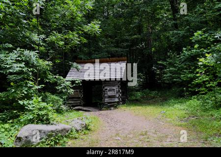 La ferme de balles d'Éphraïm, Gatlinburg, Tennessee. Banque D'Images