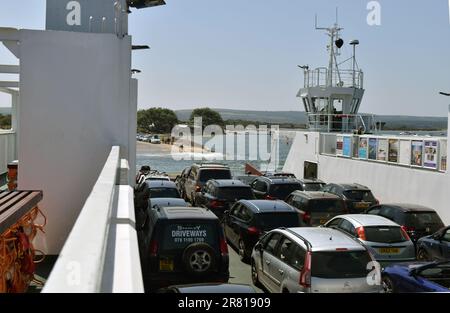 Ferry Sandbanks Banque D'Images