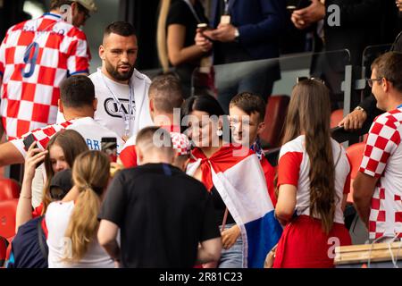 Rotterdam, pays-Bas. 18th juin 2023. Rotterdam - Antonio Plazibat lors du match entre la Croatie et l'Espagne au Stadion Feijenoord de Kuip le 18 juin 2023 à Rotterdam, pays-Bas. Crédit : photos Box to Box/Alamy Live News Banque D'Images