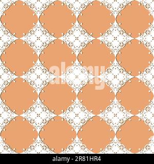 motif dentelle vintage sans coutures vectorisées Illustration de Vecteur